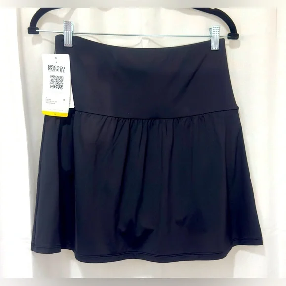 Coco Reef - Soar Ultra-High Black Swim Skort/Tummy Control.     Medium       NWT - Picture 5 of 9